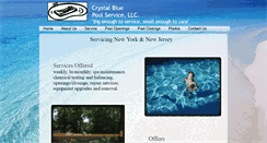 Desktop Screenshot of crystalbluepoolservicellcny.com